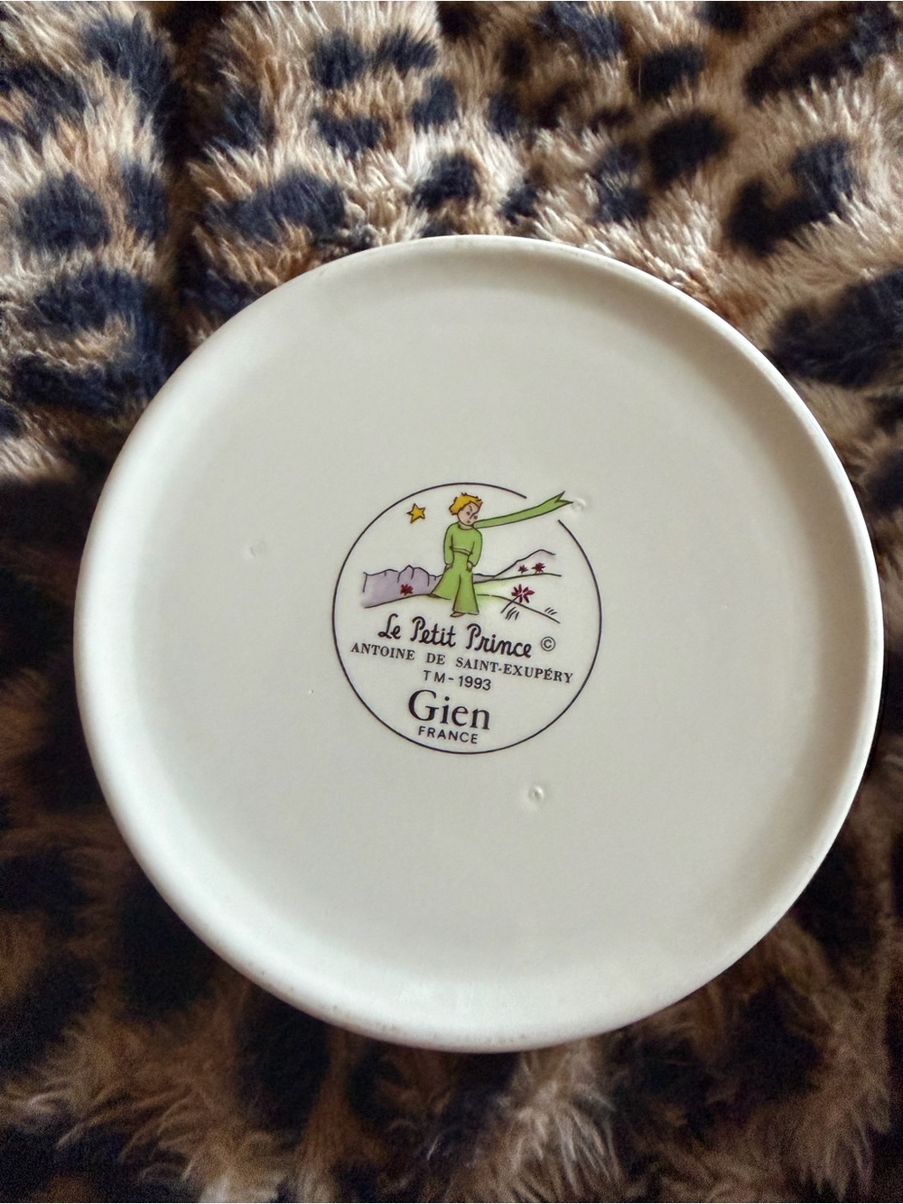 Le Petit Prince Poringer Bowl Gien France RARE the little prince - Picture 3 of 7